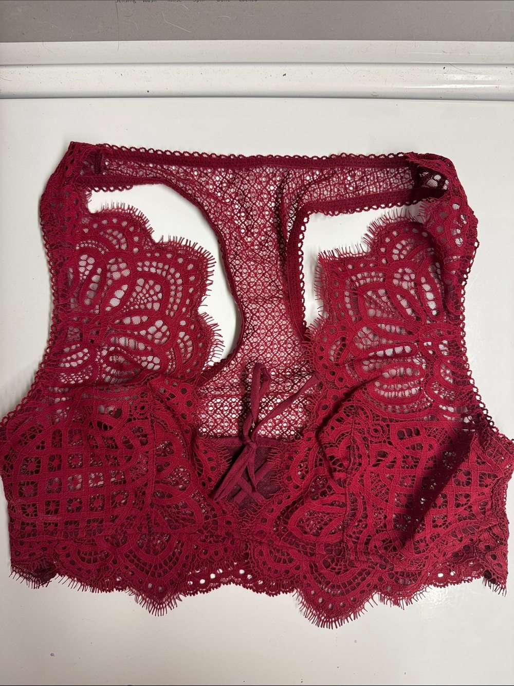 Victoria's Secret Burgundy Lace Bralette